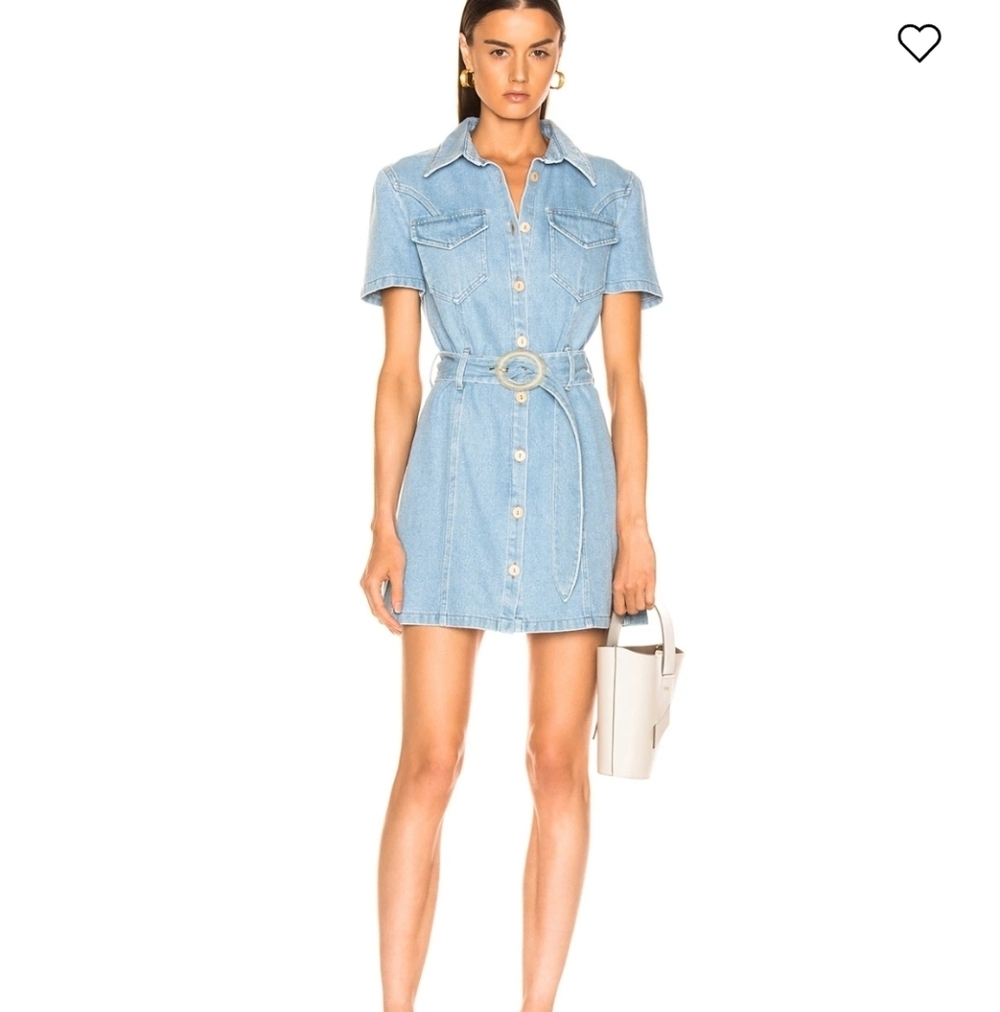 Nanushka  Mora Denim Dress  Small Jean Denim